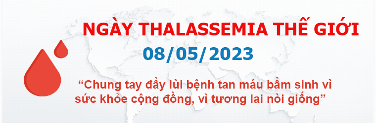 Ngày Thalassemia Thế giới được tổ chức hàng năm vào ngày 8 tháng 5