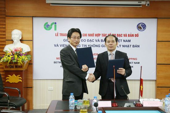 Việt Nam và Nhật Bản tăng cường hợp tác trong lĩnh vực đo đạc và bản đồ