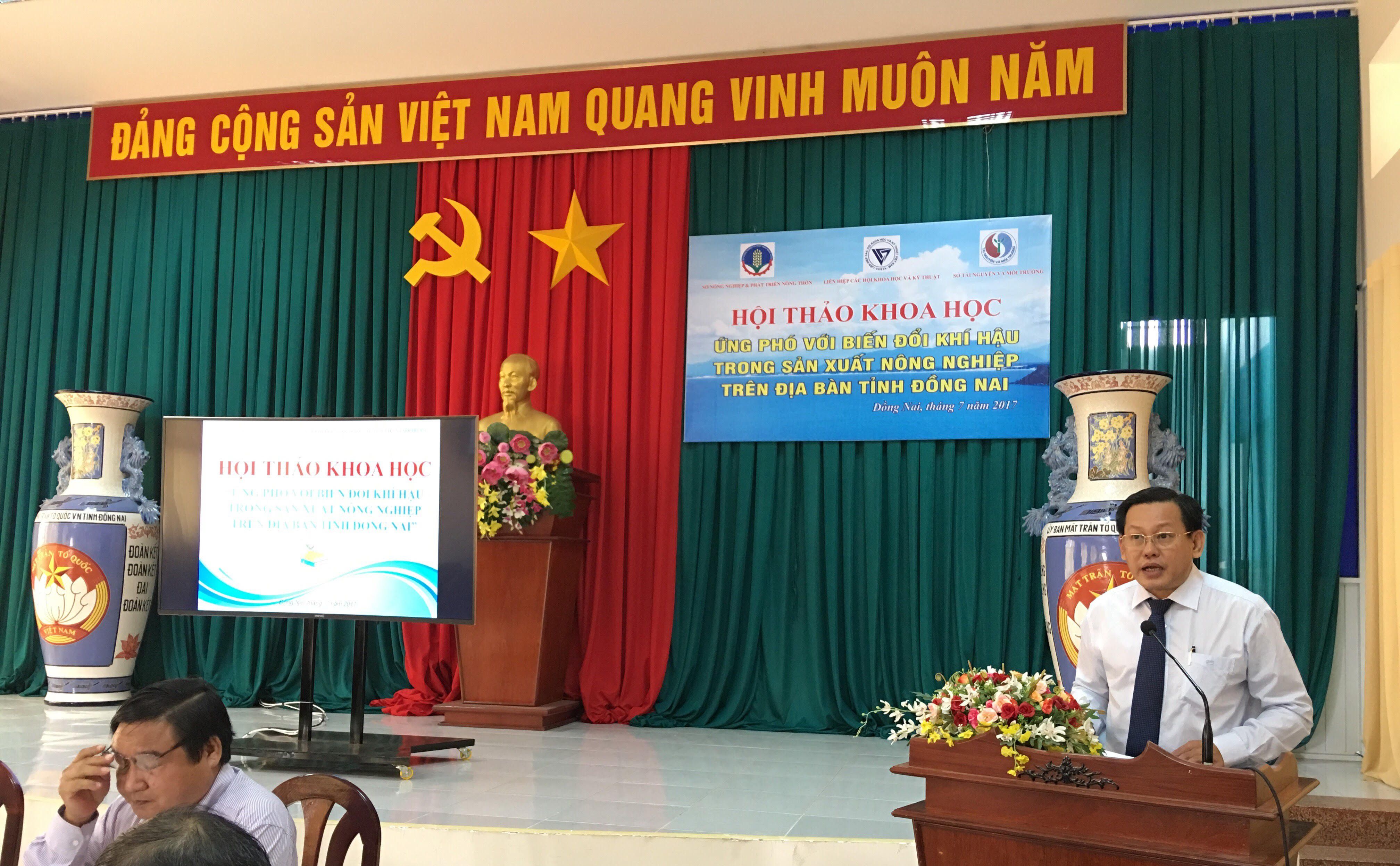 Hội thảo khoa học ứng phó với biến đổi khí hậu trong sản xuất nông nghiệp trên địa bàn tỉnh Đồng Nai
