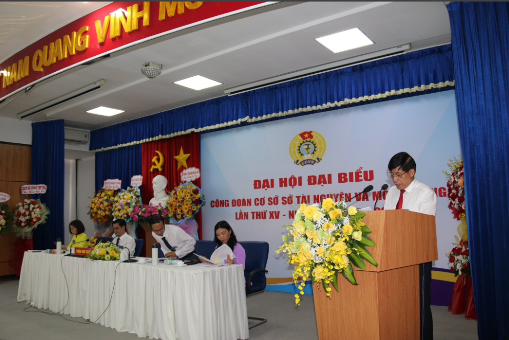 Công đoàn Cơ sở Sở Tài nguyên và Môi trường tổ chức thành công Đại hội lần thứ XV, nhiệm kỳ 2023-2028.