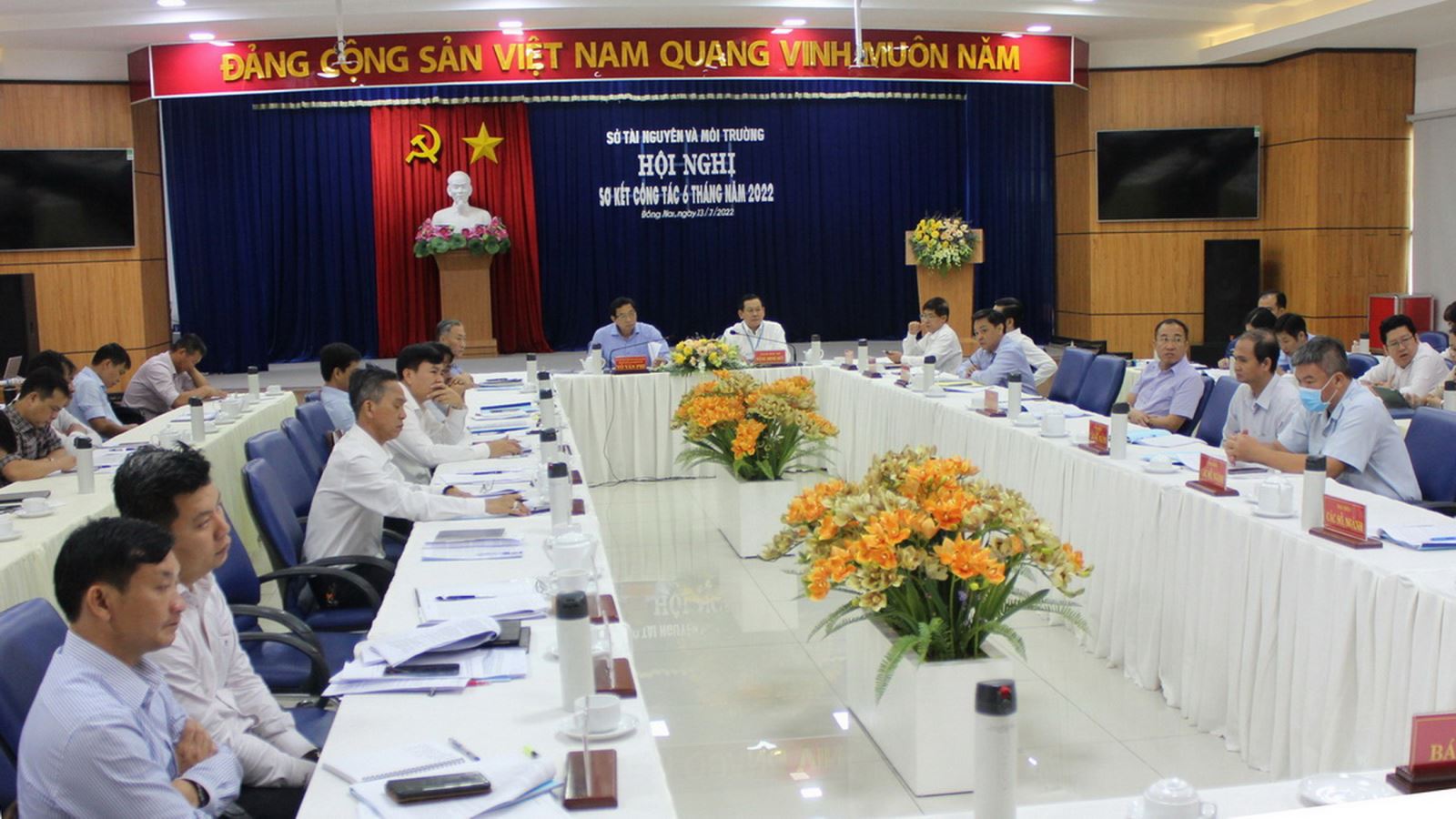 Sở Tài nguyên và Môi trường tỉnh Đồng Nai tổ chức Hội nghị sơ kết 06 tháng năm 2022.