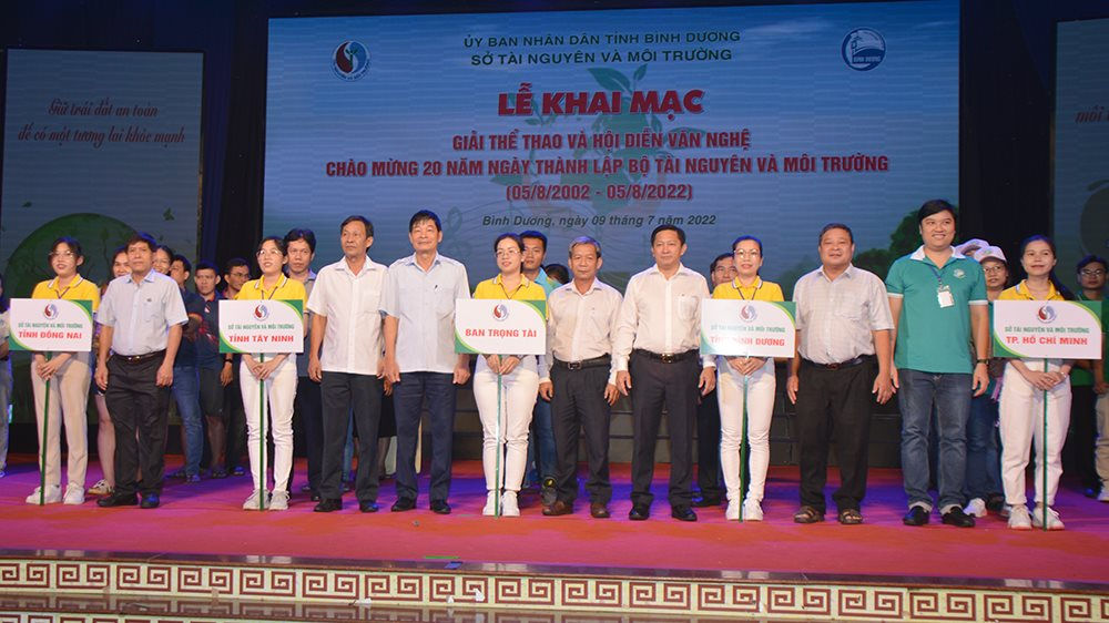 Đồng Nai tham gia Hội thao cụm thi đua VII - Kỷ niệm 20 năm thành lập Bộ Tài nguyên và Môi trường (05/8/2002-05/8/2022)